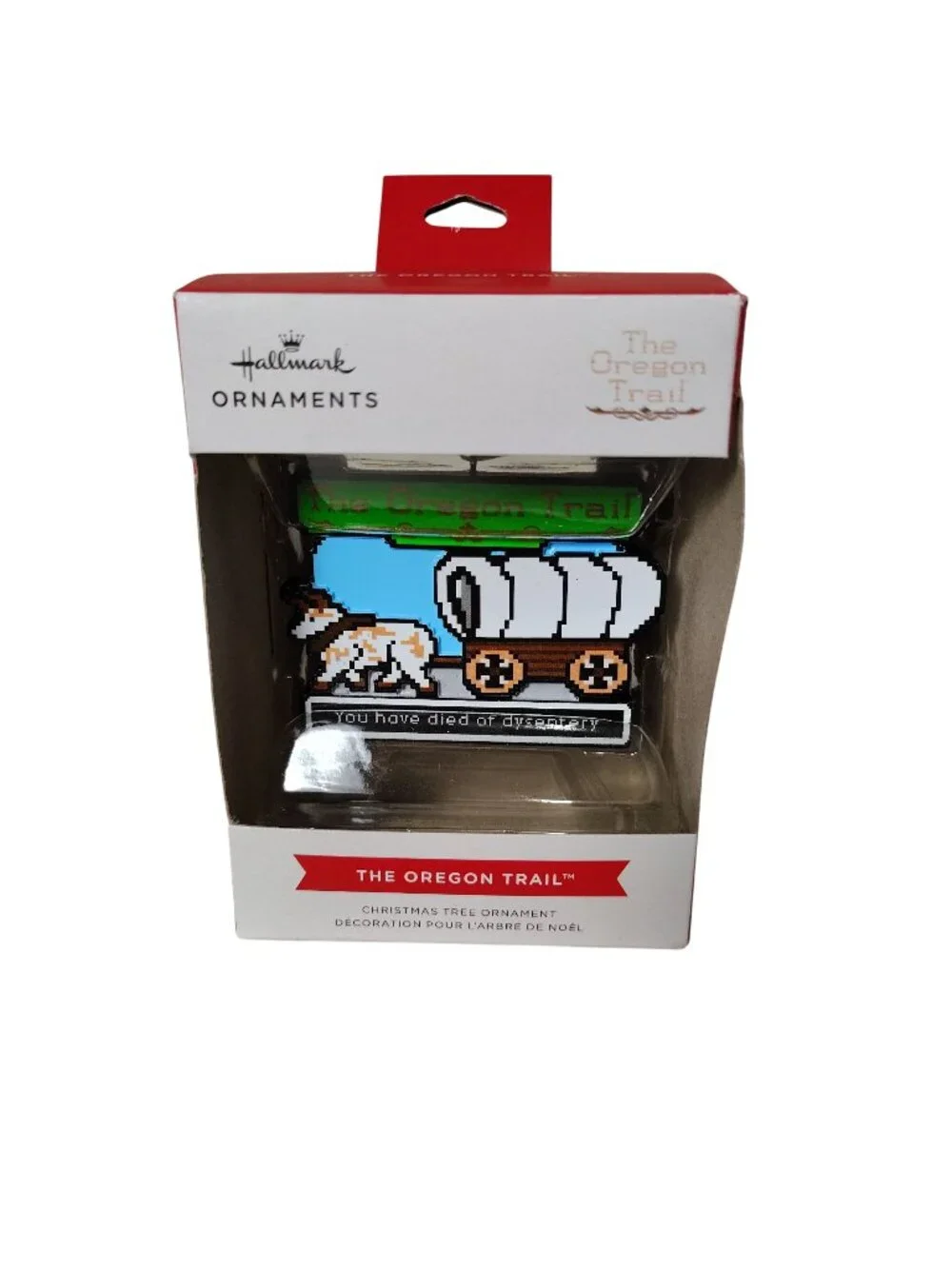 Hallmark Keepsake The Oregon Trail Video Game Christmas Tree Ornament